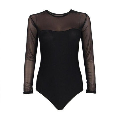 Bodysuit with long sleeves