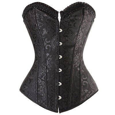 Synthetic Leather Figure-Enhancing Corset