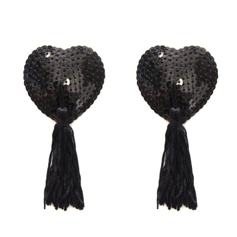 Self-Adhesive Reusable Sequin Nipple Covers