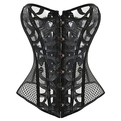 Synthetic Leather Figure-Enhancing Corset