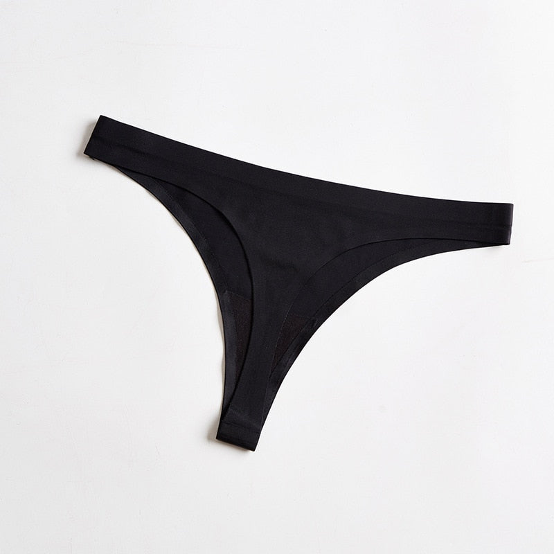 Seamless Nylon Spandex Comfort Thong