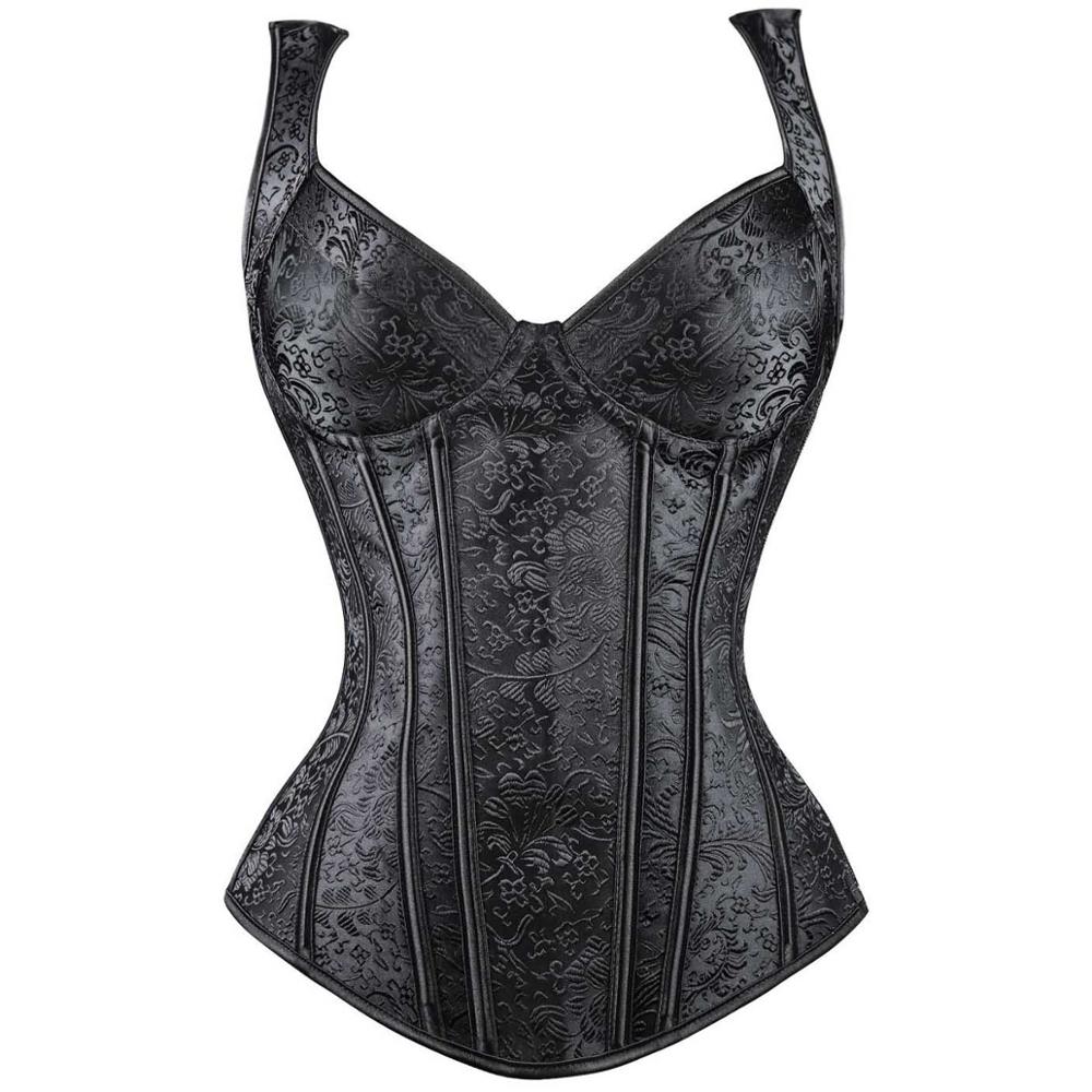 Synthetic Leather Figure-Enhancing Corset