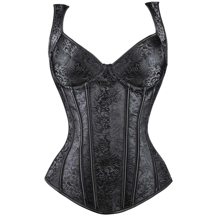 Synthetic Leather Figure-Enhancing Corset