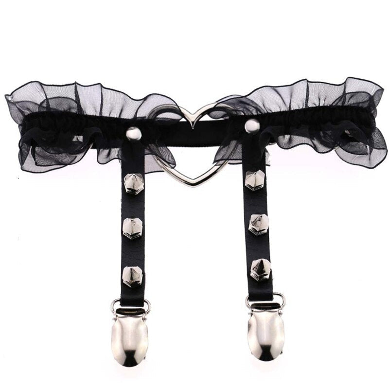 Synthetic Leather Garter Strap Accessory
