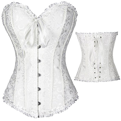 Gothic Lace Polyester Figure-Enhancing Corset