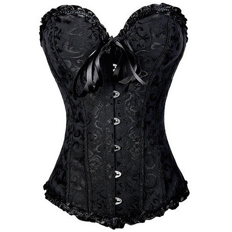 Synthetic Leather Figure-Enhancing Corset