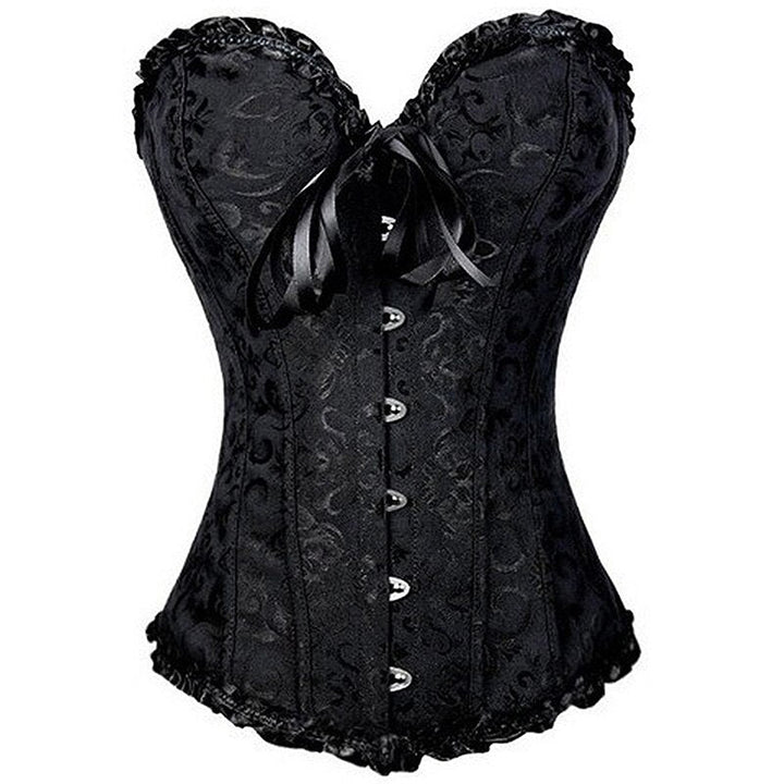 Synthetic Leather Figure-Enhancing Corset