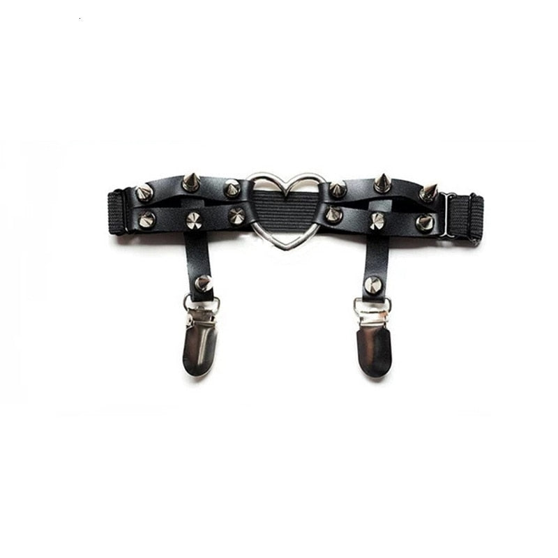Synthetic Leather Garter Strap Accessory