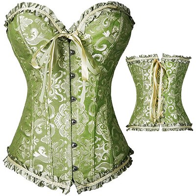 Gothic Lace Polyester Figure-Enhancing Corset