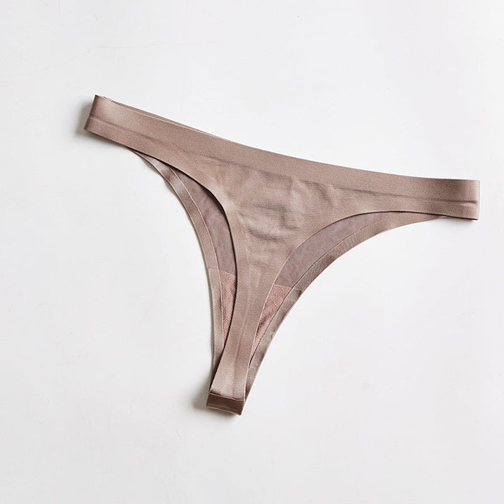 Seamless Nylon Spandex Comfort Thong