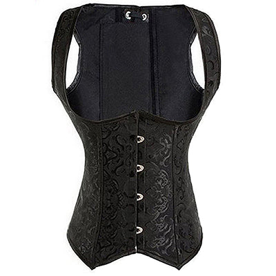 Synthetic Leather Figure-Enhancing Corset