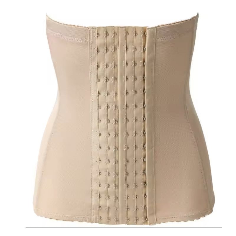Reinforced Zip-Up Plus-Size Slimming Waist Corset