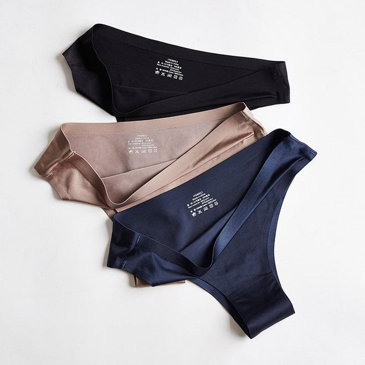 Seamless Stretch-Fabric Sports Briefs