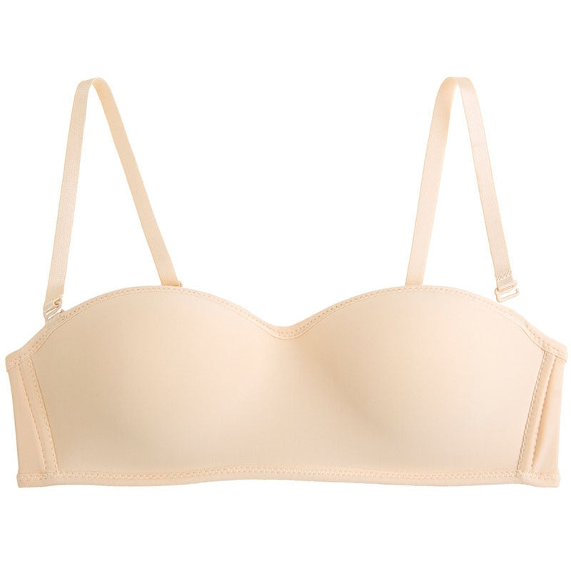 Smooth Detachable-Strap Strapless Bra