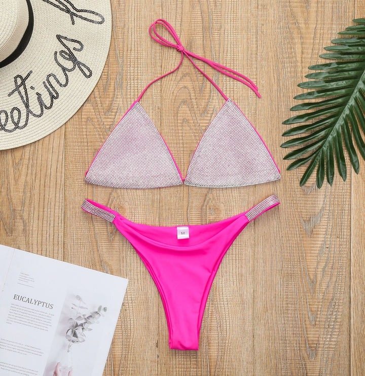 Shimmer Two-Piece Swimsuit Adjustable