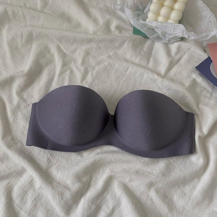 Strapless Padded Bandeau Bra Push-Up