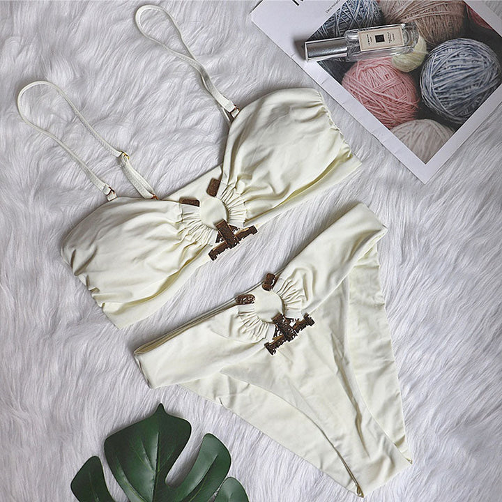 Two-Piece Push-Up Swimsuit Adjustable