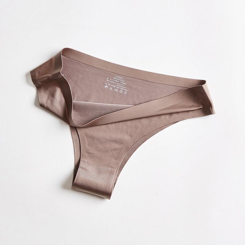 Seamless Stretch-Fabric Sports Briefs