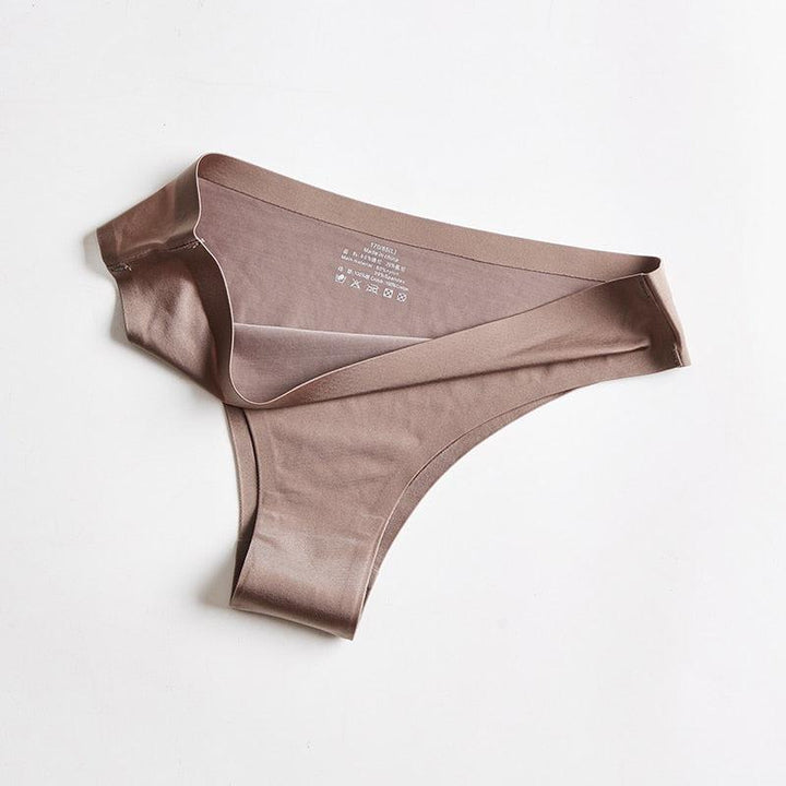 Seamless Stretch-Fabric Sports Briefs
