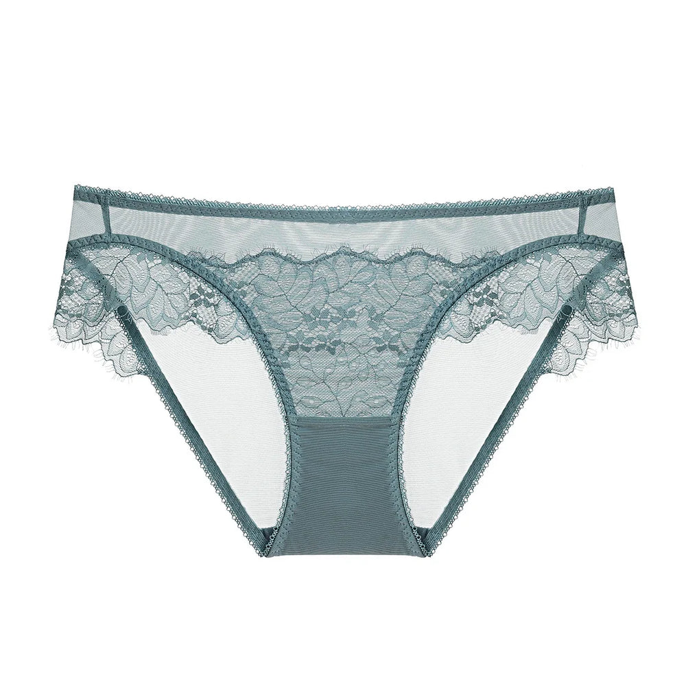 Lace Ruffle Low-Rise Classic Briefs