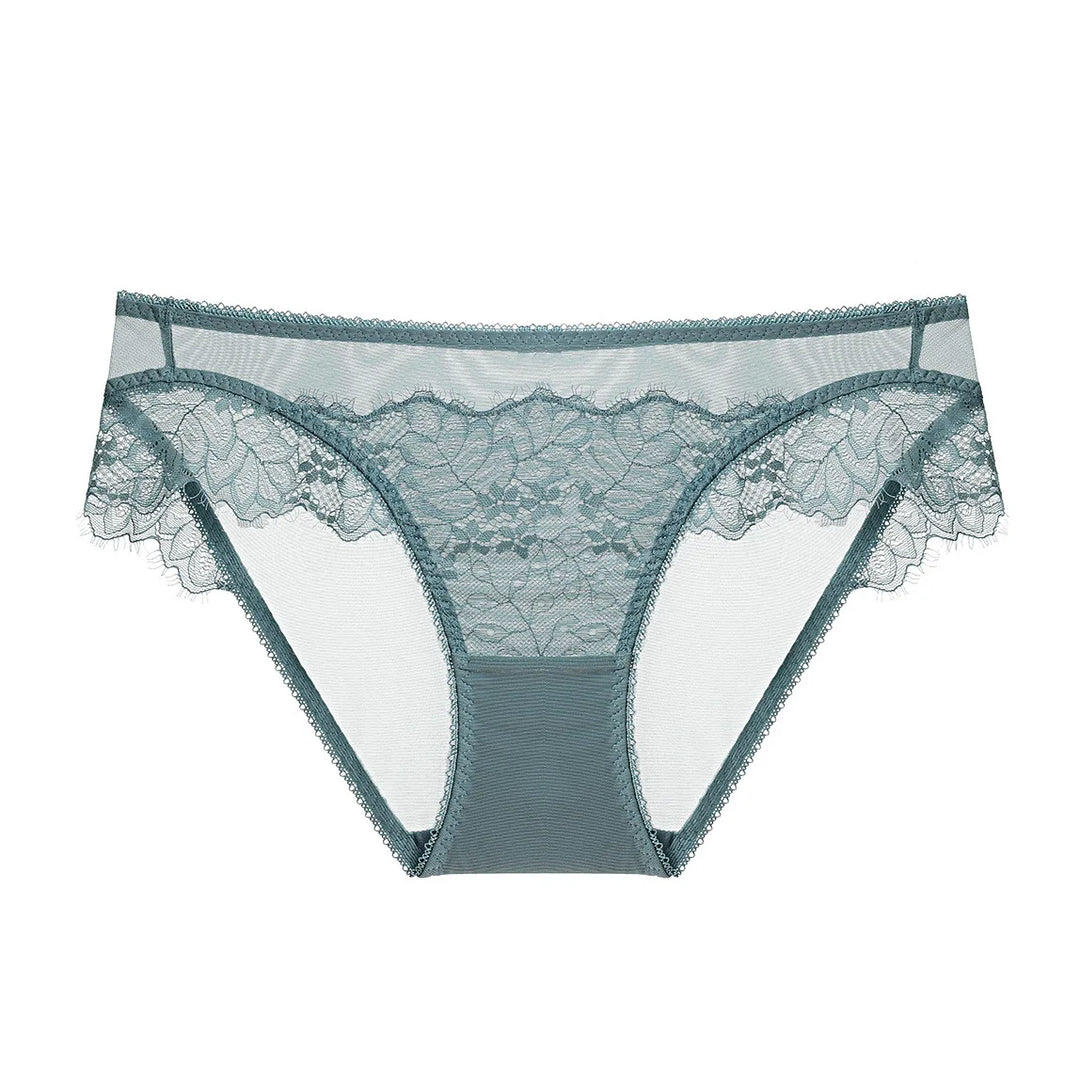 Lace Ruffle Low-Rise Classic Briefs
