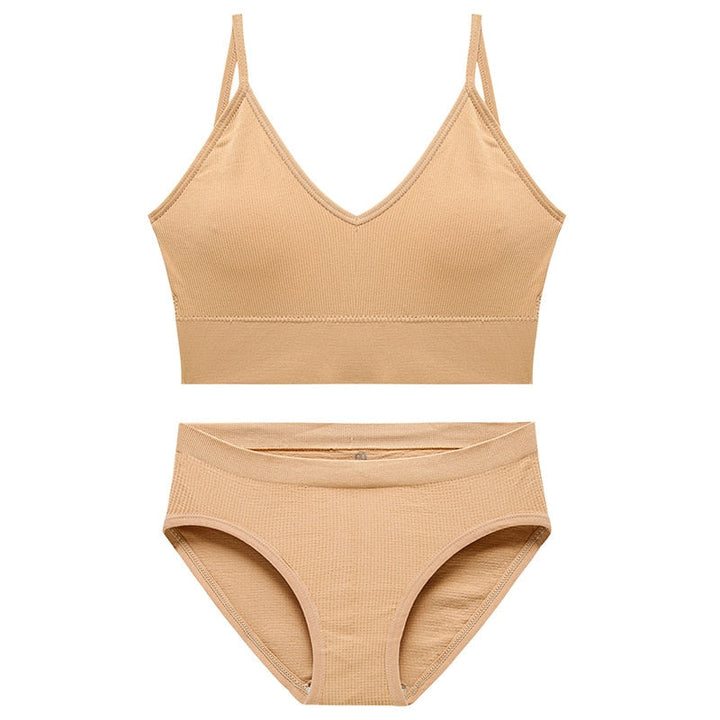 Seamless Breathable Sports Lingerie Set Adjustable