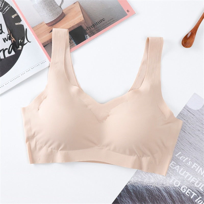 Seamless Push-Up Sports Bra