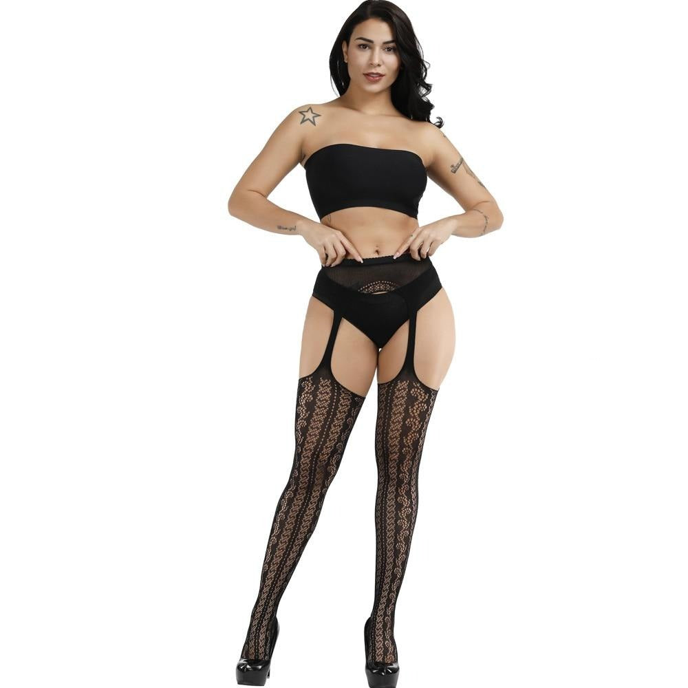 Openwork Lace Nylon Decorative Stockings
