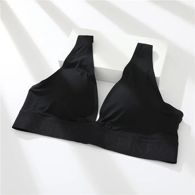 Top bra with sweetheart neckline