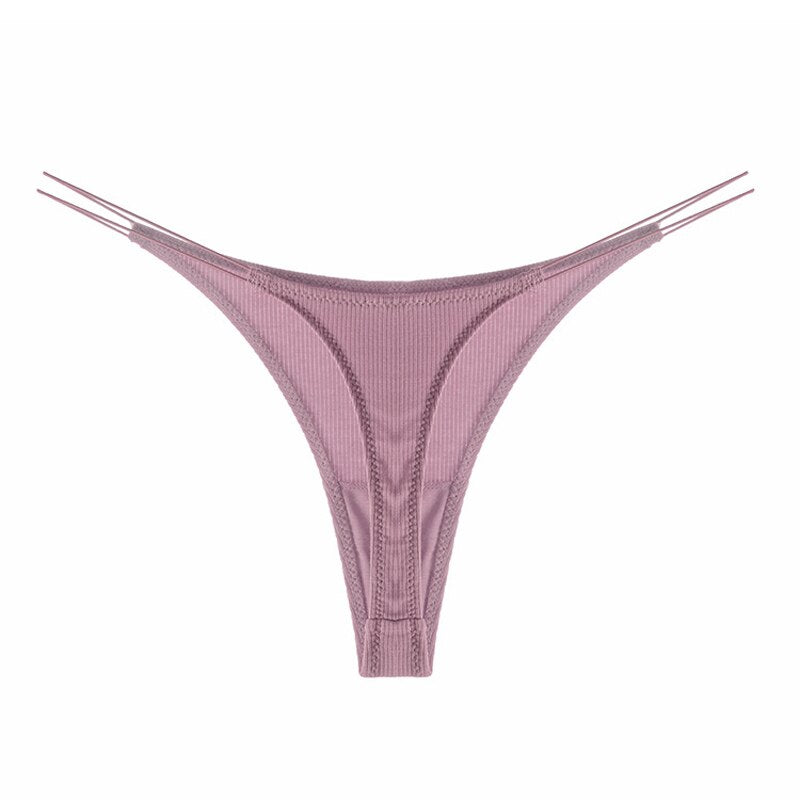Decorative Strappy Thong Figure-Enhancing