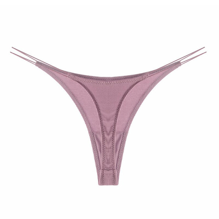 Decorative Strappy Thong Figure-Enhancing