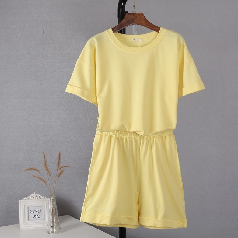 Relaxed Cotton Loungewear Set