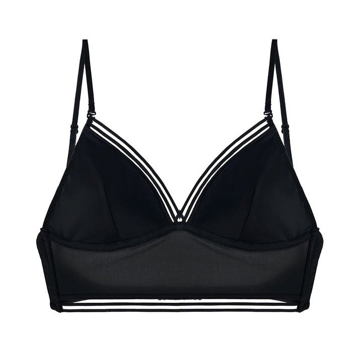 Open-Back Adjustable Strap Low-Back Bra