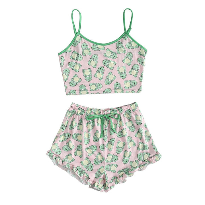 Relaxed Cotton Two-Piece Pyjama Set