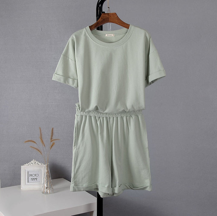 Relaxed Cotton Loungewear Set