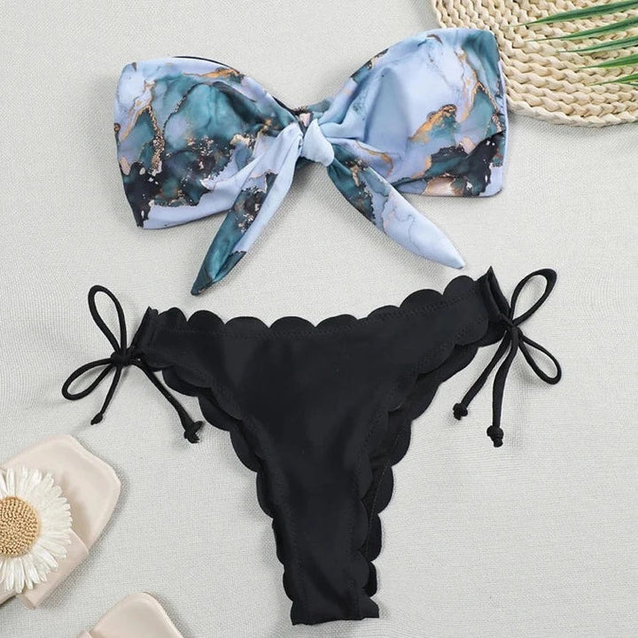 Push-Up Tie-Back Adjustable Bikini
