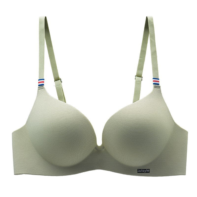 Bust-Enhancing Decorative Detail Bra