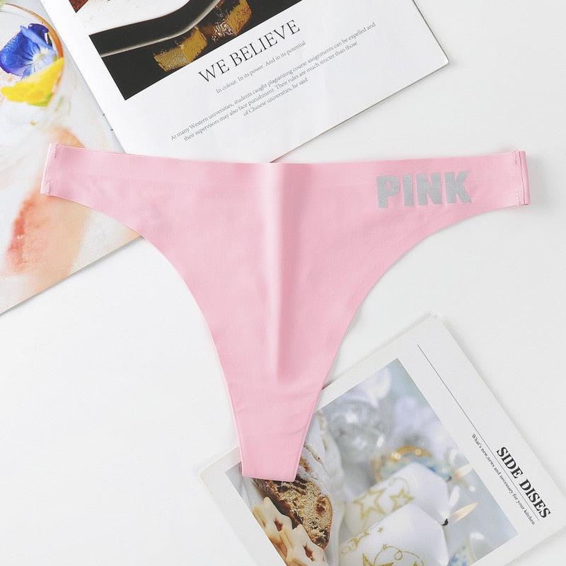 Seamless Stretch-Fabric Sports Thong