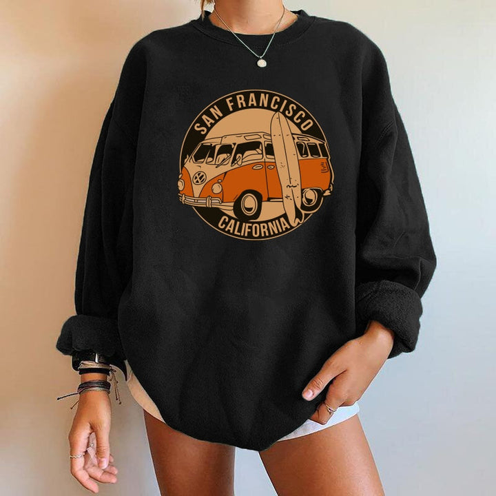 Oversized Relaxed Cotton Sweatshirt
