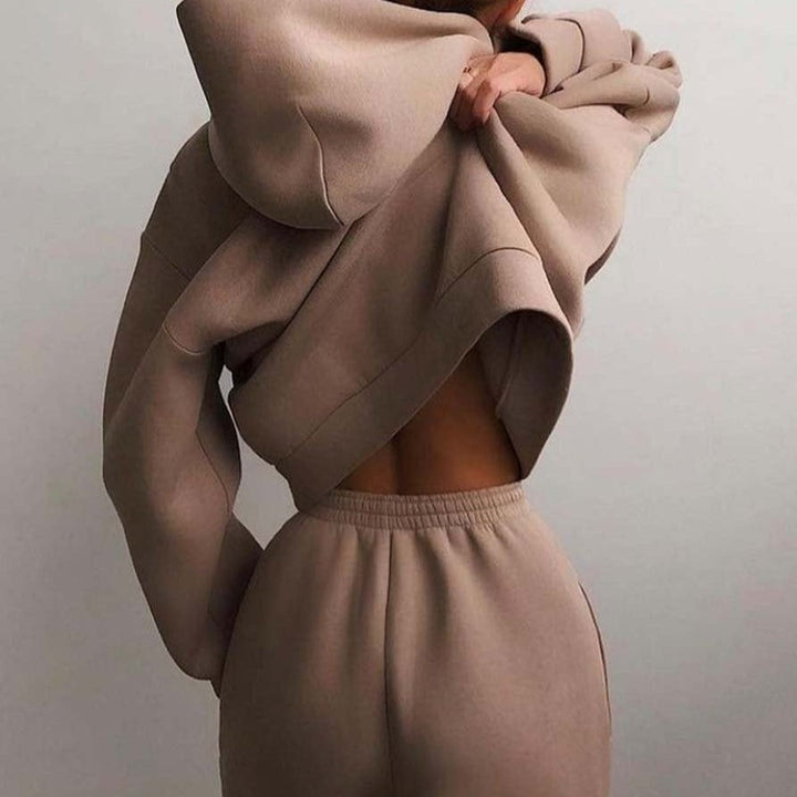 Relaxed Sweatshirt Tracksuit Set