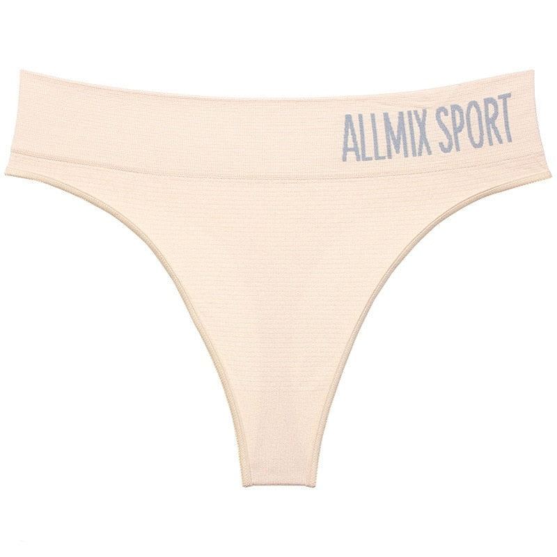 High-Waist Flexible Sports Panties