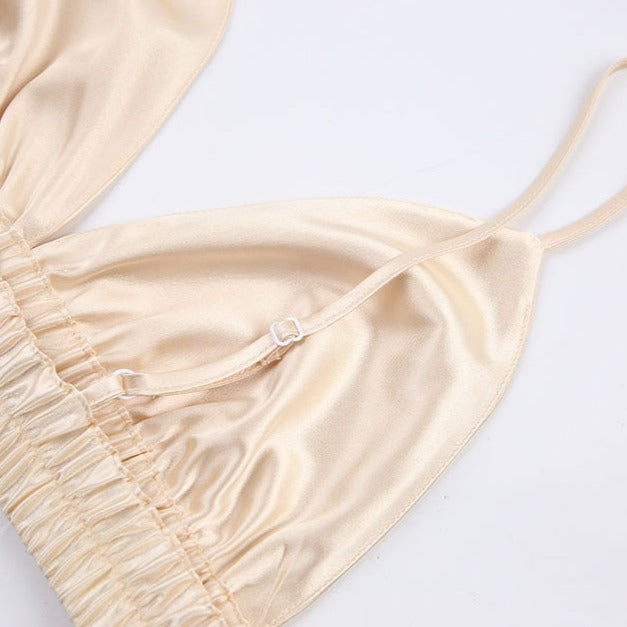 Satin Sleep Set Adjustable Elegant