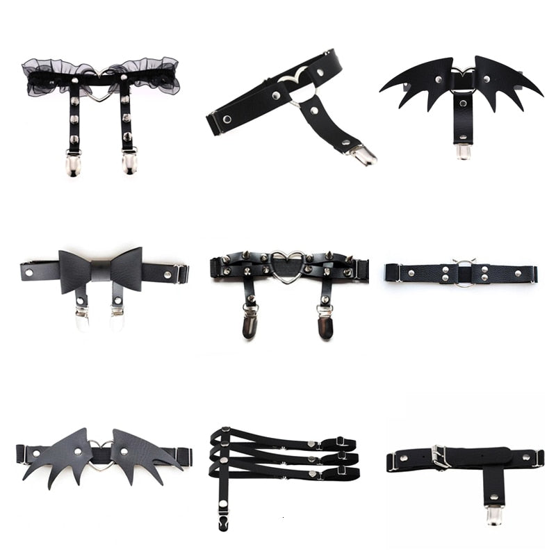 Synthetic Leather Garter Strap Accessory