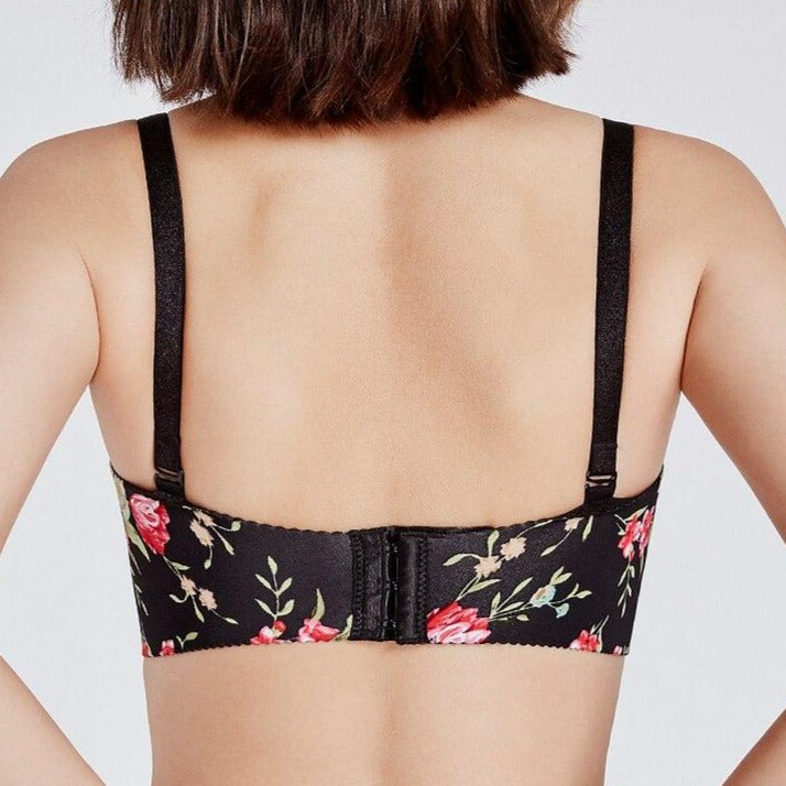 Push-Up Printed Adjustable Bra