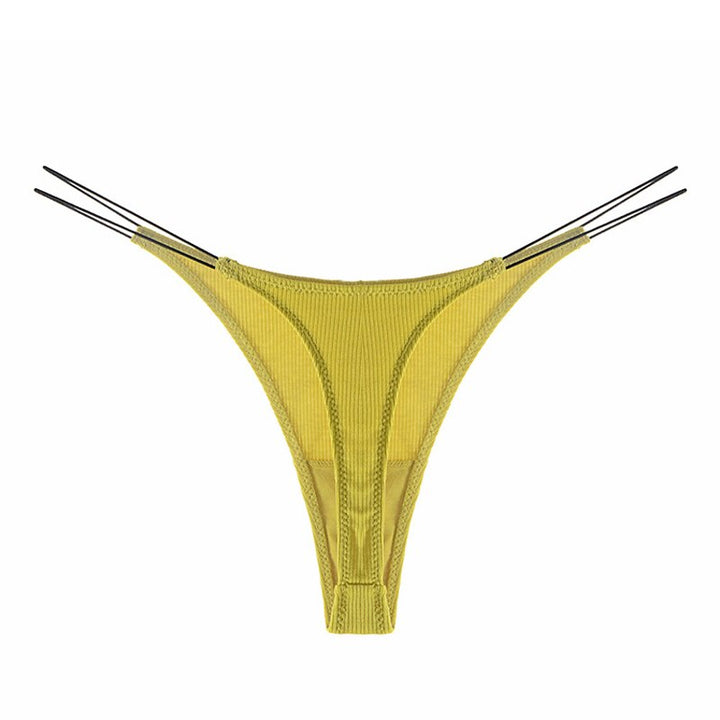Decorative Strappy Thong Figure-Enhancing
