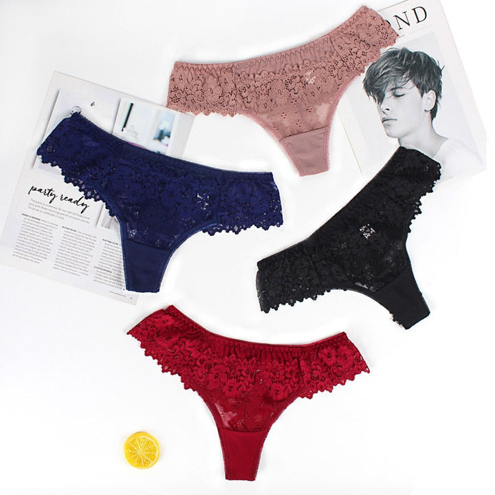 Lace Ruffle Trim Panties