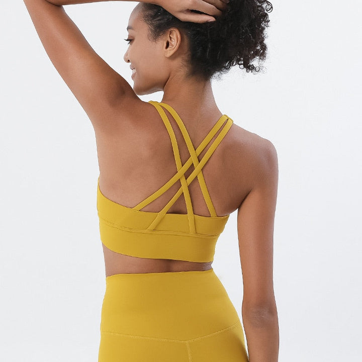 Cross-Back Sports Bra