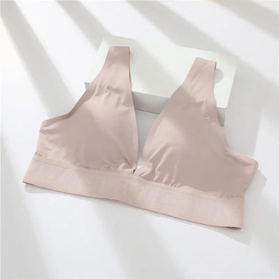 Top bra with sweetheart neckline