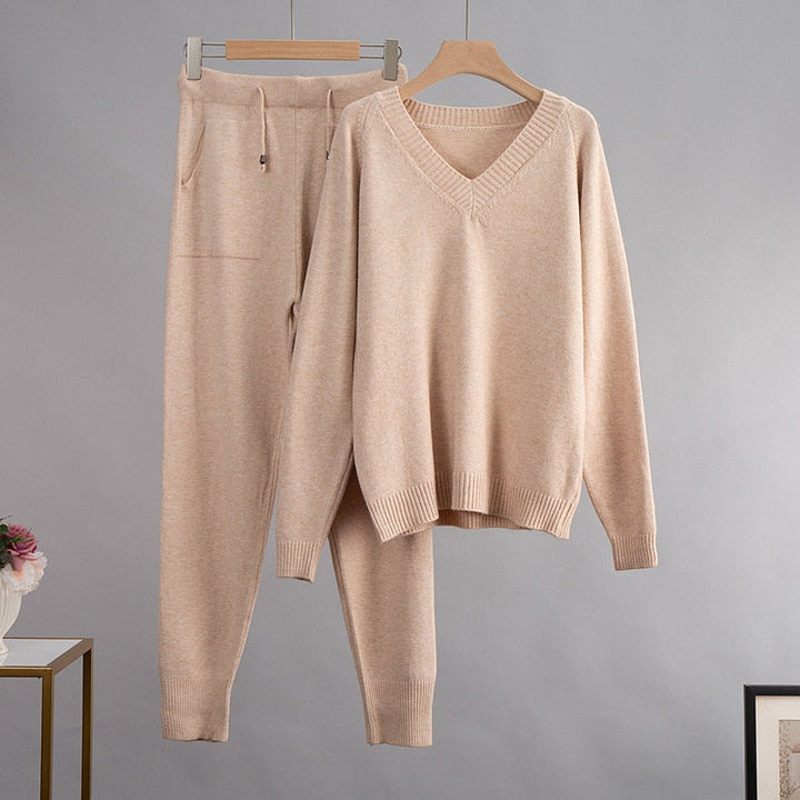 Relaxed Knit Two-Piece Set
