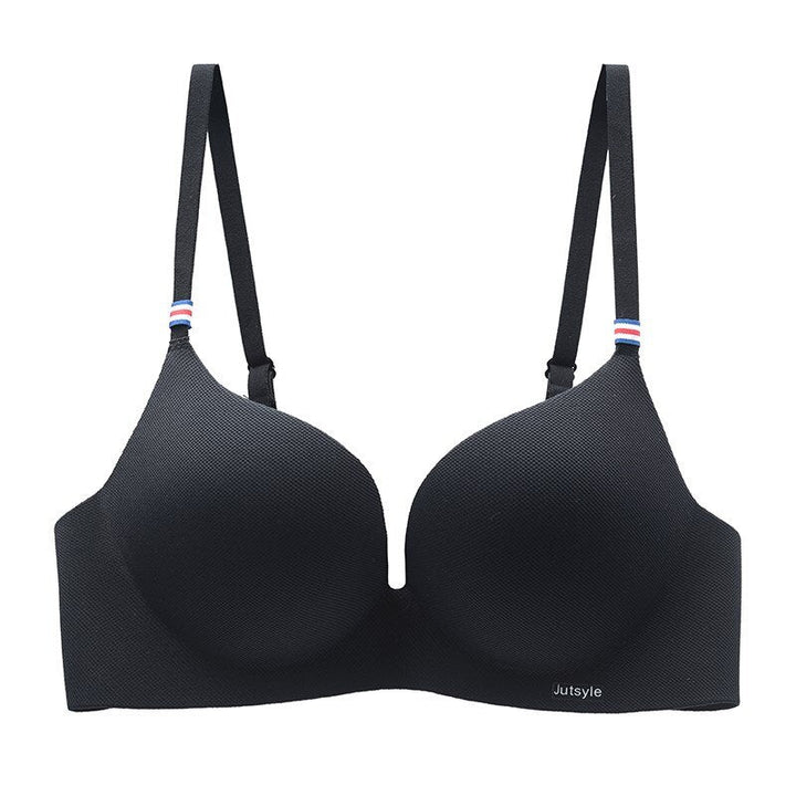 Bust-Enhancing Decorative Detail Bra